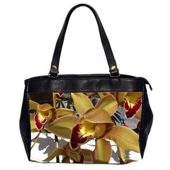 Orchids  1 1 Oversize Office Handbag (2 Sides) by bestdesignintheworld