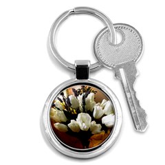 Tulips 1 3 Key Chain (round) by bestdesignintheworld