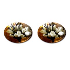 Tulips 1 3 Cufflinks (oval)