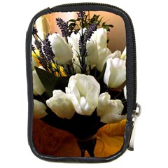 Tulips 1 3 Compact Camera Leather Case by bestdesignintheworld