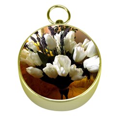 Tulips 1 3 Gold Compasses by bestdesignintheworld