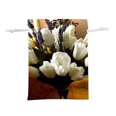 Tulips 1 3 Lightweight Drawstring Pouch (l)