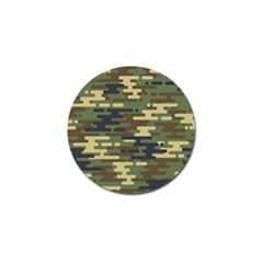 Curve Shape Seamless Camouflage Pattern Golf Ball Marker (10 Pack) by Vaneshart