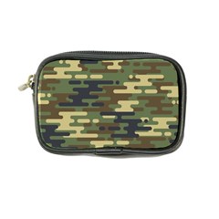 Curve Shape Seamless Camouflage Pattern Coin Purse by Vaneshart