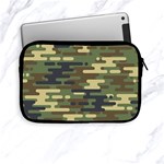 Curve Shape Seamless Camouflage Pattern Apple iPad Mini Zipper Cases Front