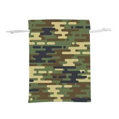 Curve Shape Seamless Camouflage Pattern Lightweight Drawstring Pouch (s)