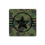 Military Camouflage Design Square Magnet Front