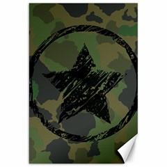 Military Camouflage Design Canvas 20  X 30  by Vaneshart