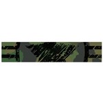 Military Camouflage Design Small Flano Scarf Front