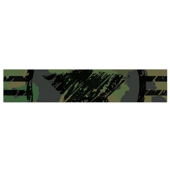 Military Camouflage Design Small Flano Scarf