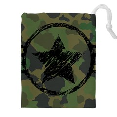 Military Camouflage Design Drawstring Pouch (5xl)