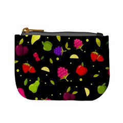 Vector Seamless Summer Fruits Pattern Colorful Cartoon Background Mini Coin Purse by Vaneshart