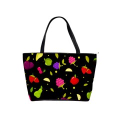 Vector Seamless Summer Fruits Pattern Colorful Cartoon Background Classic Shoulder Handbag by Vaneshart