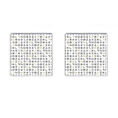 Memphis Seamless Patterns Cufflinks (square) by Vaneshart