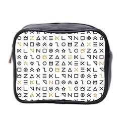 Memphis Seamless Patterns Mini Toiletries Bag (two Sides) by Vaneshart