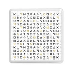 Memphis Seamless Patterns Memory Card Reader (square) by Vaneshart