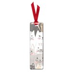 Hand Draw Cats Seamless Pattern Small Book Marks Front