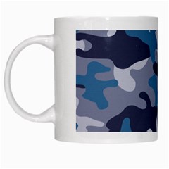 Military Seamless Pattern White Mugs by Vaneshart