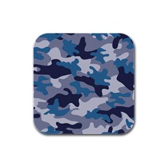 Military Seamless Pattern Rubber Square Coaster (4 Pack)  by Vaneshart