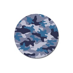 Military Seamless Pattern Magnet 3  (round) by Vaneshart