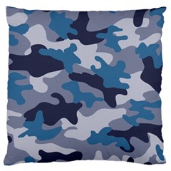 Military Seamless Pattern Large Cushion Case (one Side) by Vaneshart