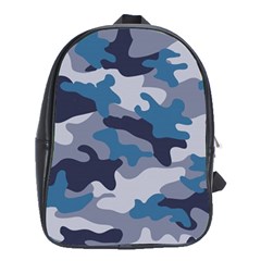 Military Seamless Pattern School Bag (xl) by Vaneshart