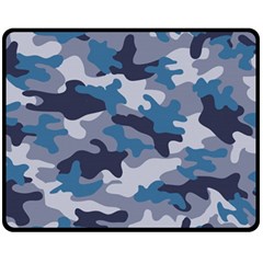 Military Seamless Pattern Double Sided Fleece Blanket (medium)  by Vaneshart