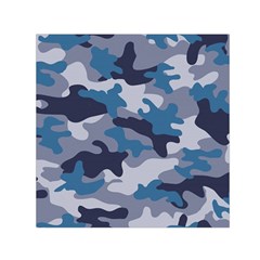 Military Seamless Pattern Small Satin Scarf (square) by Vaneshart