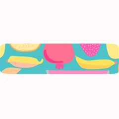 Seamless Pattern With Fruit Vector Illustrations Gift Wrap Design Large Bar Mats by Vaneshart