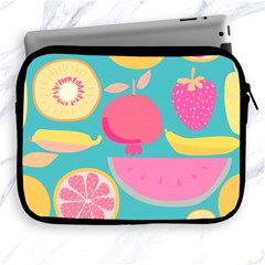 Seamless Pattern With Fruit Vector Illustrations Gift Wrap Design Apple Ipad 2/3/4 Zipper Cases by Vaneshart