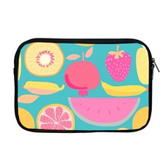 Seamless Pattern With Fruit Vector Illustrations Gift Wrap Design Apple Macbook Pro 17  Zipper Case by Vaneshart