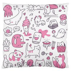 Set Kawaii Doodles Standard Flano Cushion Case (one Side) by Vaneshart