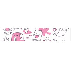 Set Kawaii Doodles Large Flano Scarf  by Vaneshart