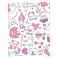 Set Kawaii Doodles Back Support Cushion by Vaneshart