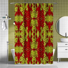 Rby 55 Shower Curtain 48  X 72  (small)  by ArtworkByPatrick