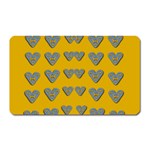 Butterfly Cartoons In Hearts Magnet (Rectangular) Front