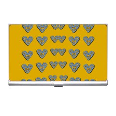 Butterfly Cartoons In Hearts Business Card Holder by pepitasart