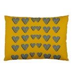 Butterfly Cartoons In Hearts Pillow Case (Two Sides) Front