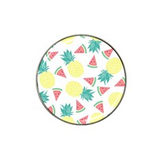 Vector Seamless Pattern With Pineapples Hat Clip Ball Marker by Vaneshart