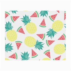 Vector Seamless Pattern With Pineapples Small Glasses Cloth by Vaneshart