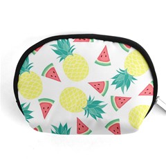 Vector Seamless Pattern With Pineapples Accessory Pouch (medium) by Vaneshart