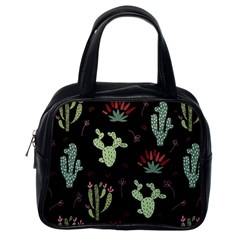 Cartoon African Cactus Seamless Pattern Classic Handbag (one Side) by Vaneshart