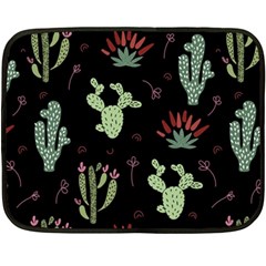 Cartoon African Cactus Seamless Pattern Double Sided Fleece Blanket (mini)  by Vaneshart