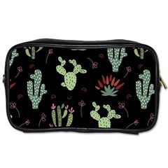 Cartoon African Cactus Seamless Pattern Toiletries Bag (two Sides) by Vaneshart