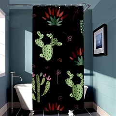 Cartoon African Cactus Seamless Pattern Shower Curtain 36  X 72  (stall)  by Vaneshart