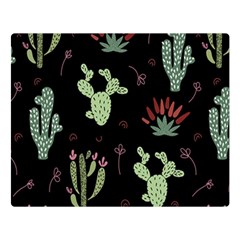 Cartoon African Cactus Seamless Pattern Double Sided Flano Blanket (large)  by Vaneshart