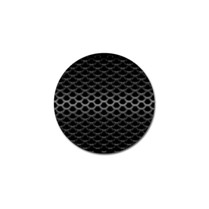 Black Metallic Hexagon Mesh Pattern Background Golf Ball Marker (10 pack)