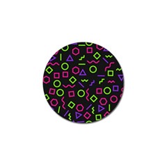 Geometric Seamless Pattern Golf Ball Marker by Vaneshart