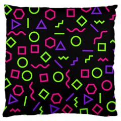 Geometric Seamless Pattern Large Cushion Case (two Sides)