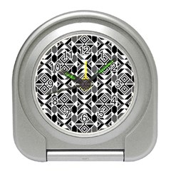 Graphic Design Decoration Abstract Seamless Pattern Travel Alarm Clock